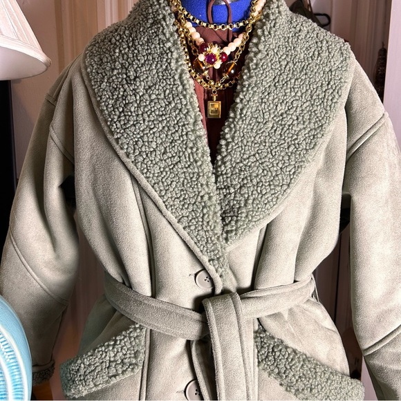 Love, Whit by Whitney Port Faux Leather Belted Jacket - Picture 6 of 11